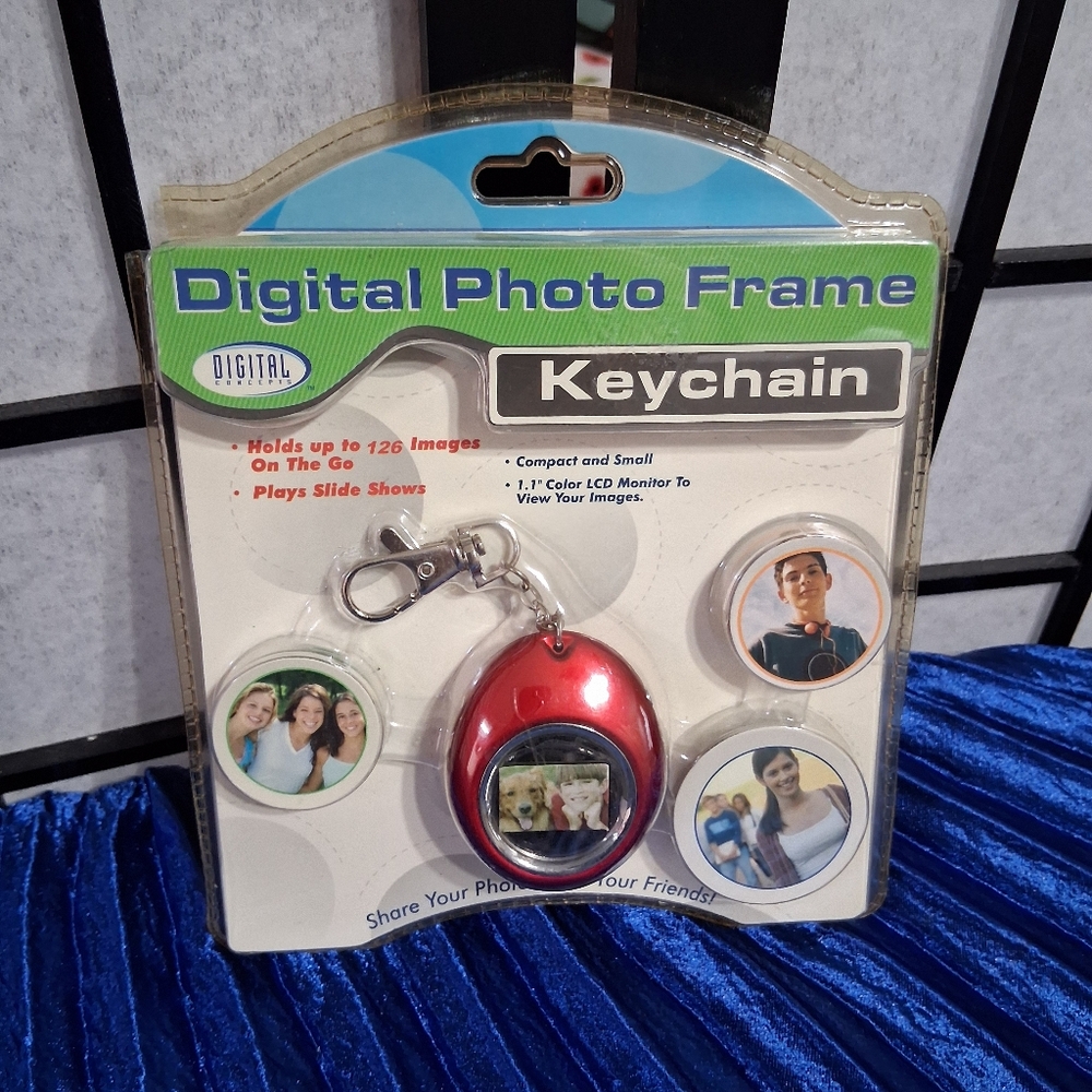 Red Digital Camera with Portable Display - Picture 8 of 12
